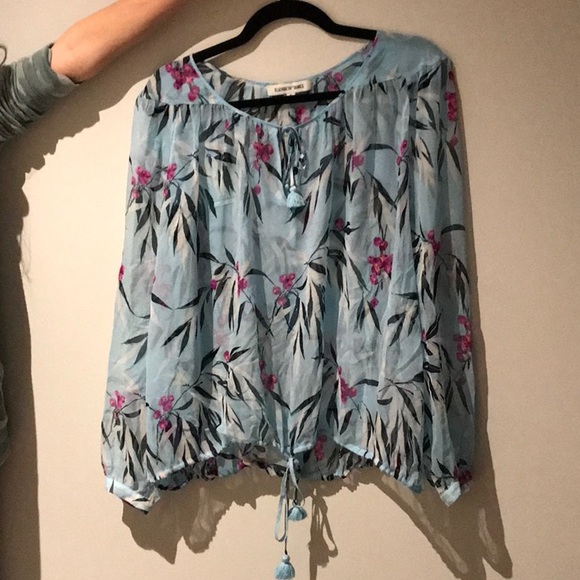 Elizabeth and James Tops - Elizabeth and James sheer blouse
